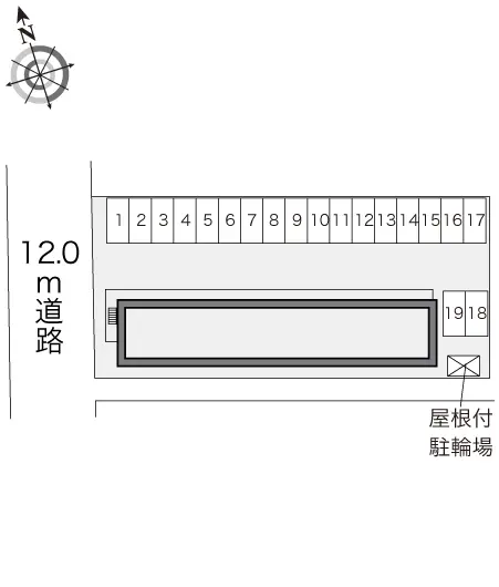 ★手数料０円★一宮市常願通２丁目　月極駐車場（LP）